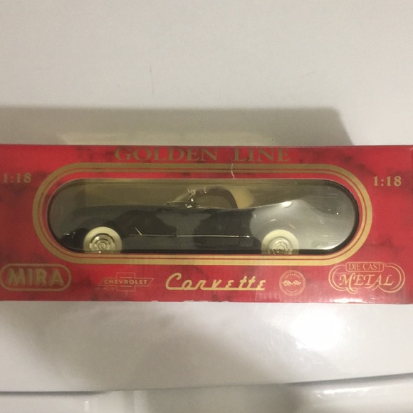 1954 Chevrolet Corvette Mira Golden Line Collection 1:18 Die Cast Metal NWOT - Picture 7 of 8